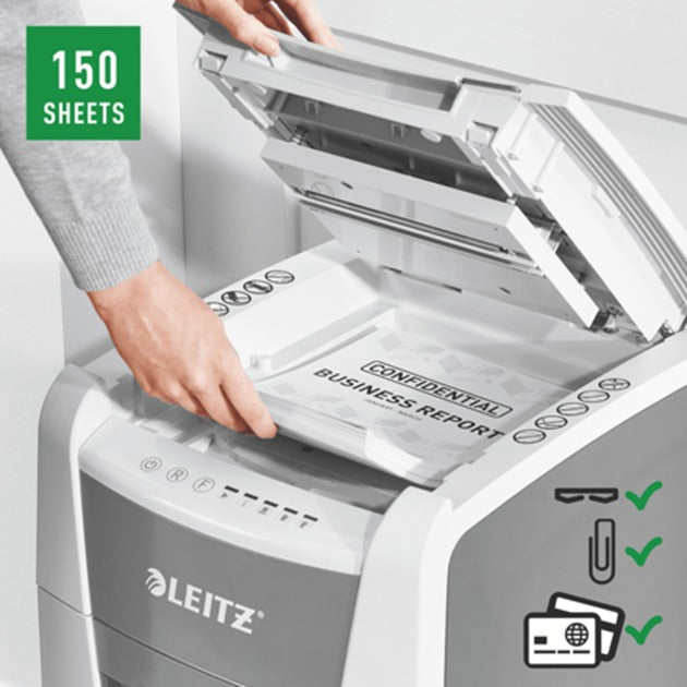 Leitz IQ Auto+ Office 150 Papiervernietiger P4