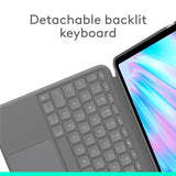 Logitech combo touch ipad air 11 (m2), ipad air (4e en 5e