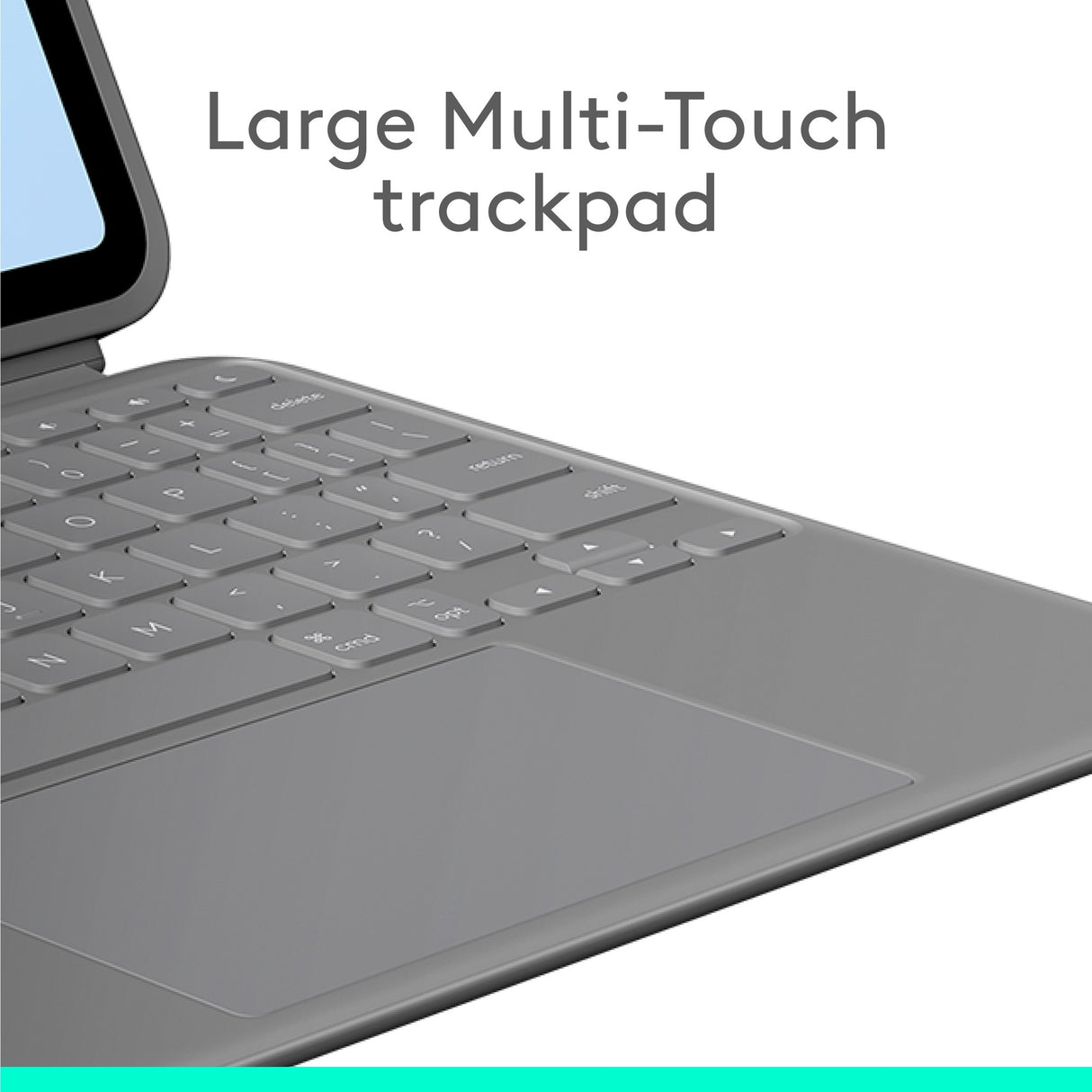 Logitech combo touch ipad air 11 (m2), ipad air (4e en 5e