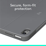 Logitech combo touch ipad air 11 (m2), ipad air (4e en 5e