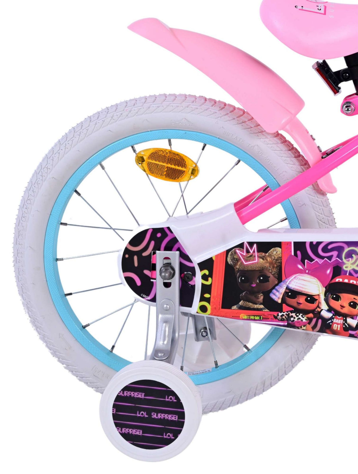 Volare dolls kinderfiets - meisjes - 16 inch - roze