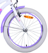 Volare mooie kinderfiets - meisjes - 20 inch - paars - twee handremmen