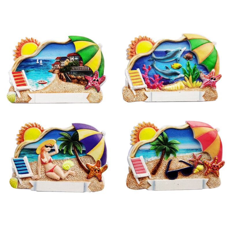 Strandparasol 3d zee strand souvenir magneet