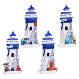 Blauwe vuurtoren 3d zee strand souvenir magneet