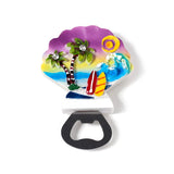 Strand souvenir magneet flesopenerr zeelleven