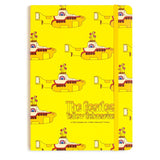 Yellow submarine gerecycled a5 gelinieerd notitieboekje