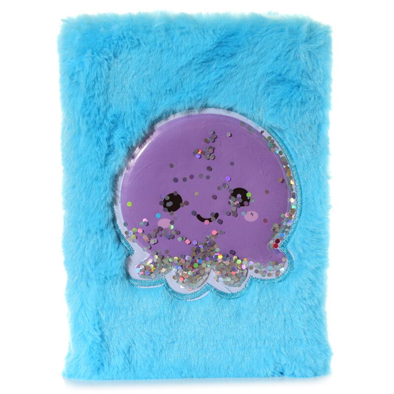 Adoramals octopus fluffig notitieboekje a5