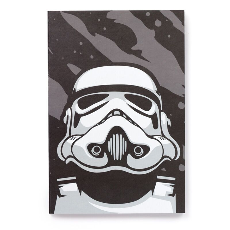 The original stormtrooper gerecycled a5 gelinieerd notitieboekje