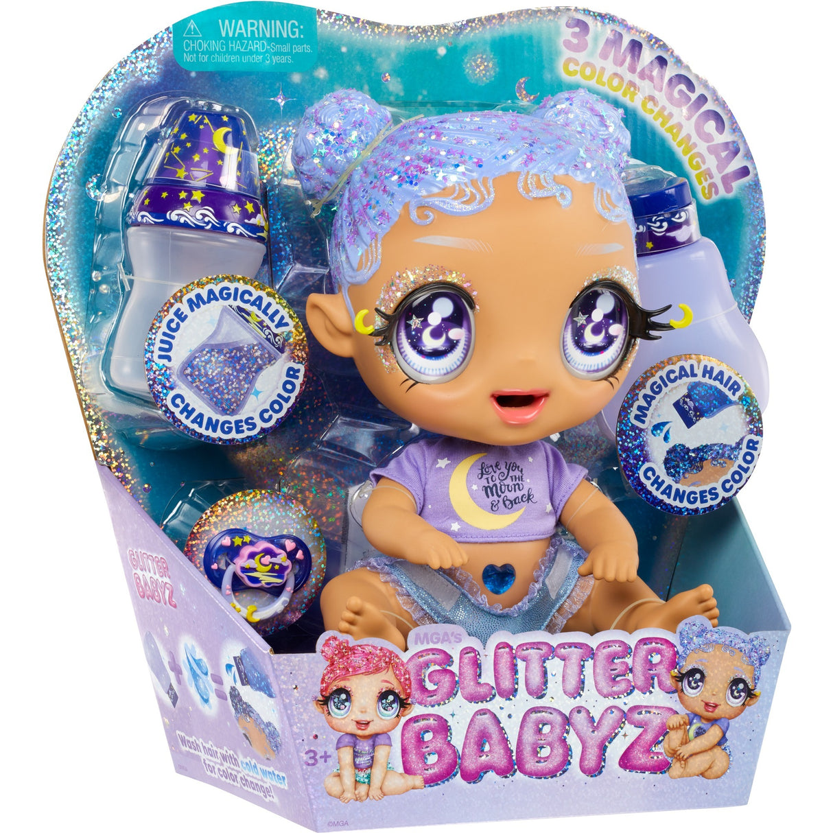 MGA Entertainment Glitter Babyz pop serie 2 Selena Stargazer