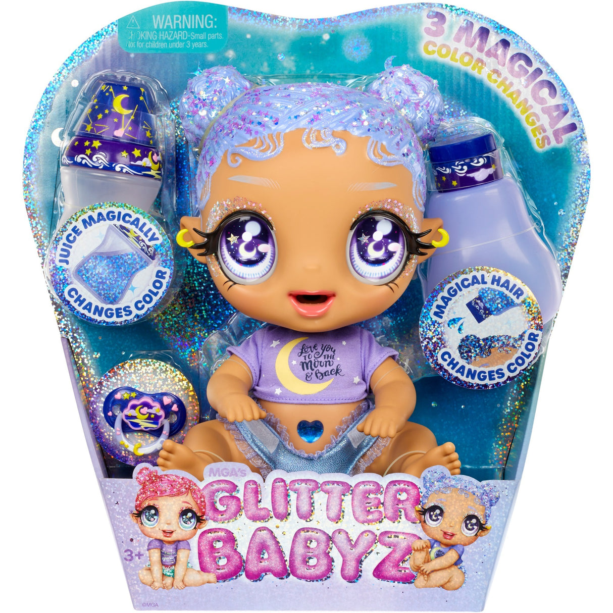 MGA Entertainment Glitter Babyz pop serie 2 Selena Stargazer
