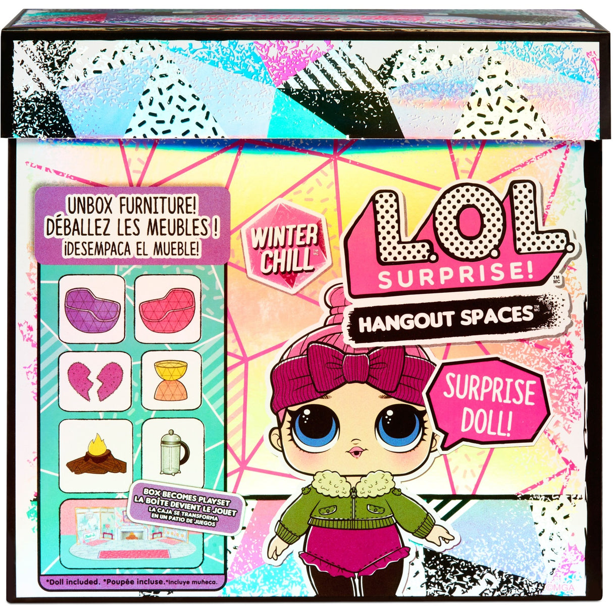 MGA Entertainment Surprise! Winter Chill Hangout Spaces Sty