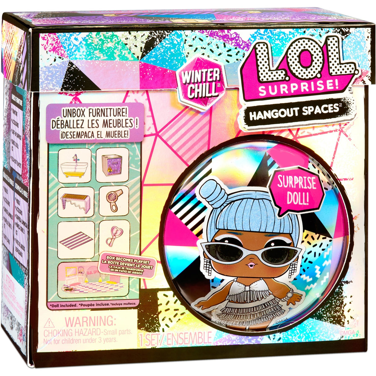 MGA Entertainment Surprise! Winter Chill Hangout Spaces Sty
