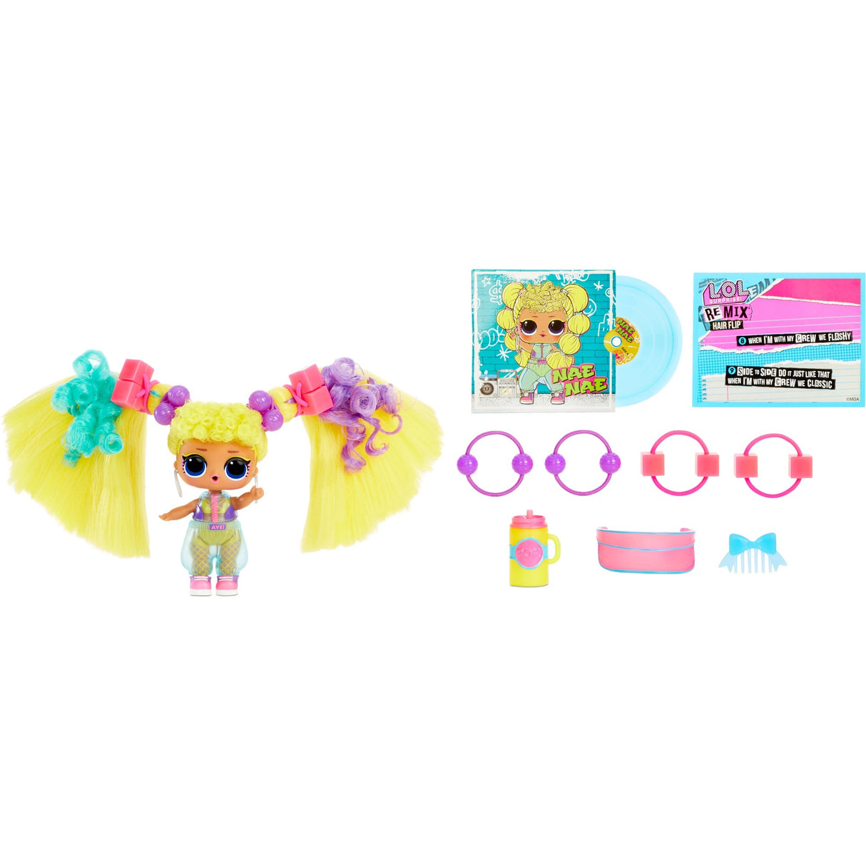 MGA Entertainment Surprise! Remix Hairflip