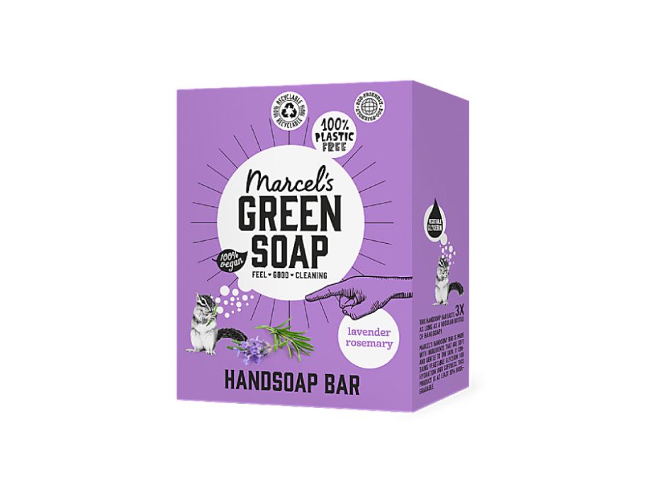 Marcel's groene zeep handzeepblok- lavendel rozemarijn - 90gr