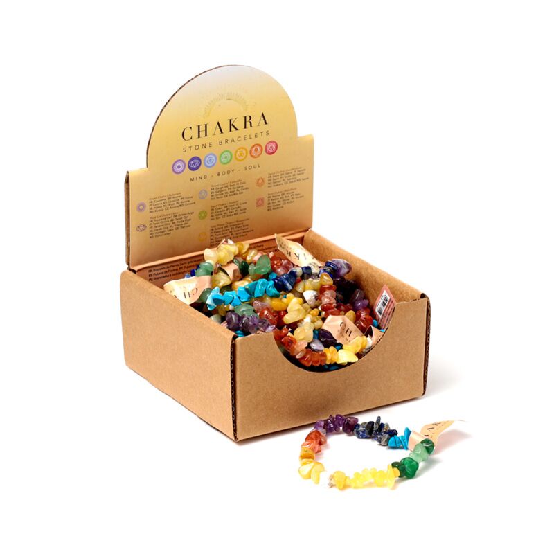 Chakra stenen edelsteen armband