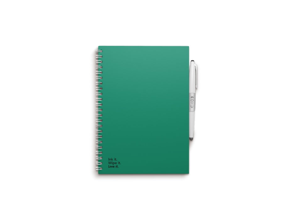 MOYU Uitwisbaar Notitieboek Hardcover A5 Forest Green