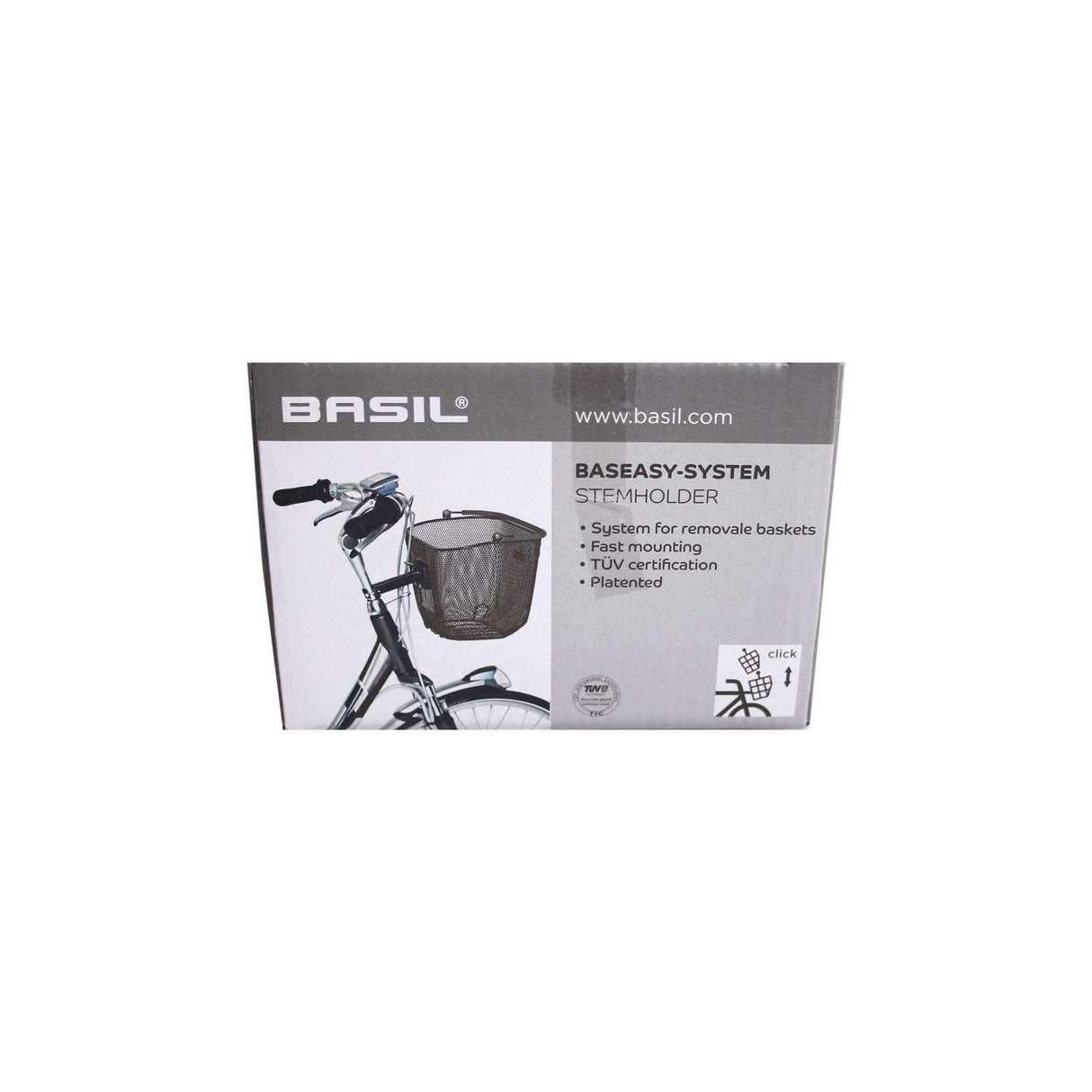 Basil BasEasy - stuurpenhouder - zwart