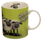 Shaun het schaap porselein mok - groen