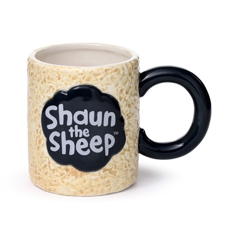 Shaun het schaap gevormde keramiek mok