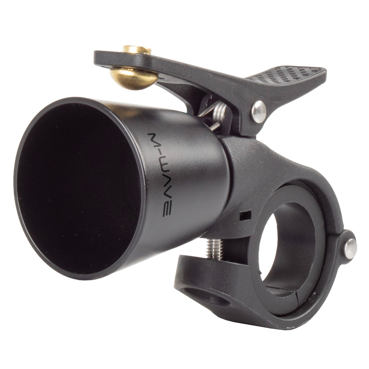 Messingschlager m-wave mini-bel trophy messing zwart