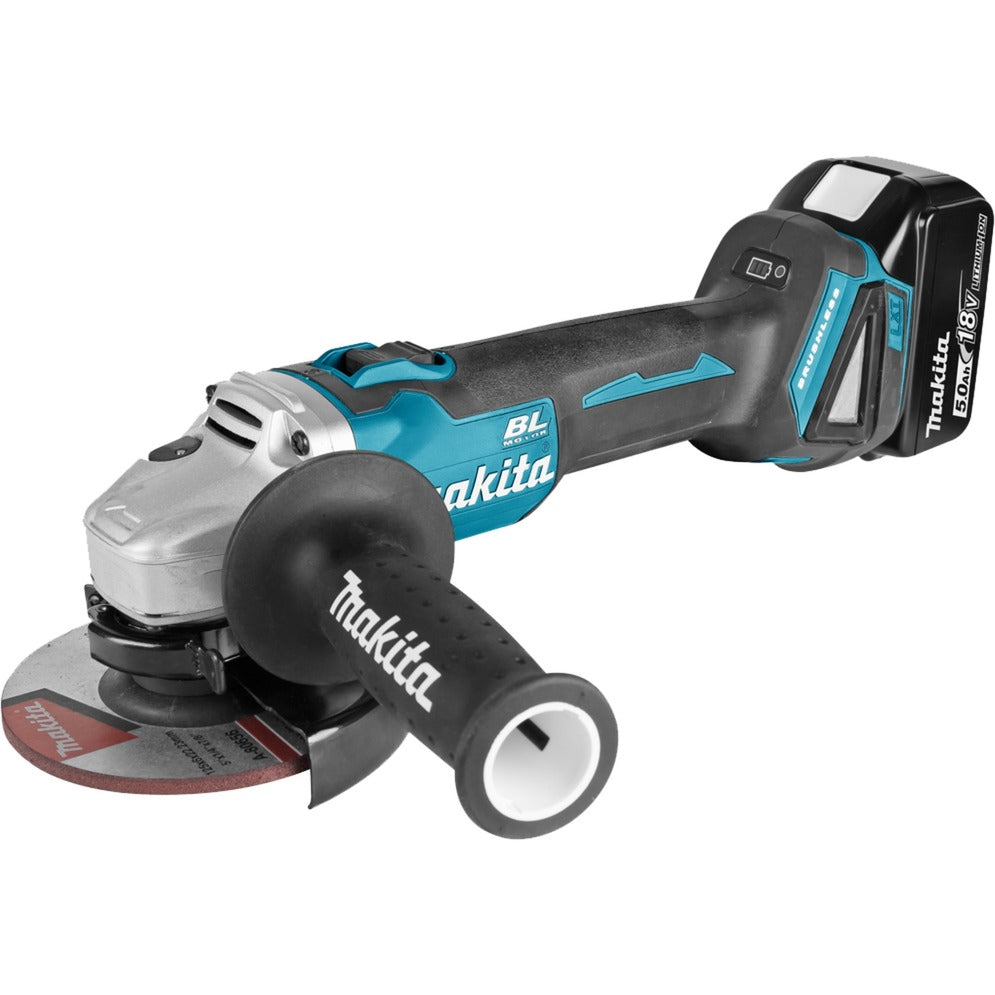 Makita Accu-haakse slijpmachine 18 V 5,0 Ah