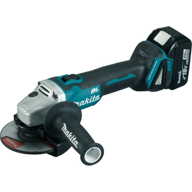 Makita Accu-haakse slijpmachine 18 V 5,0 Ah
