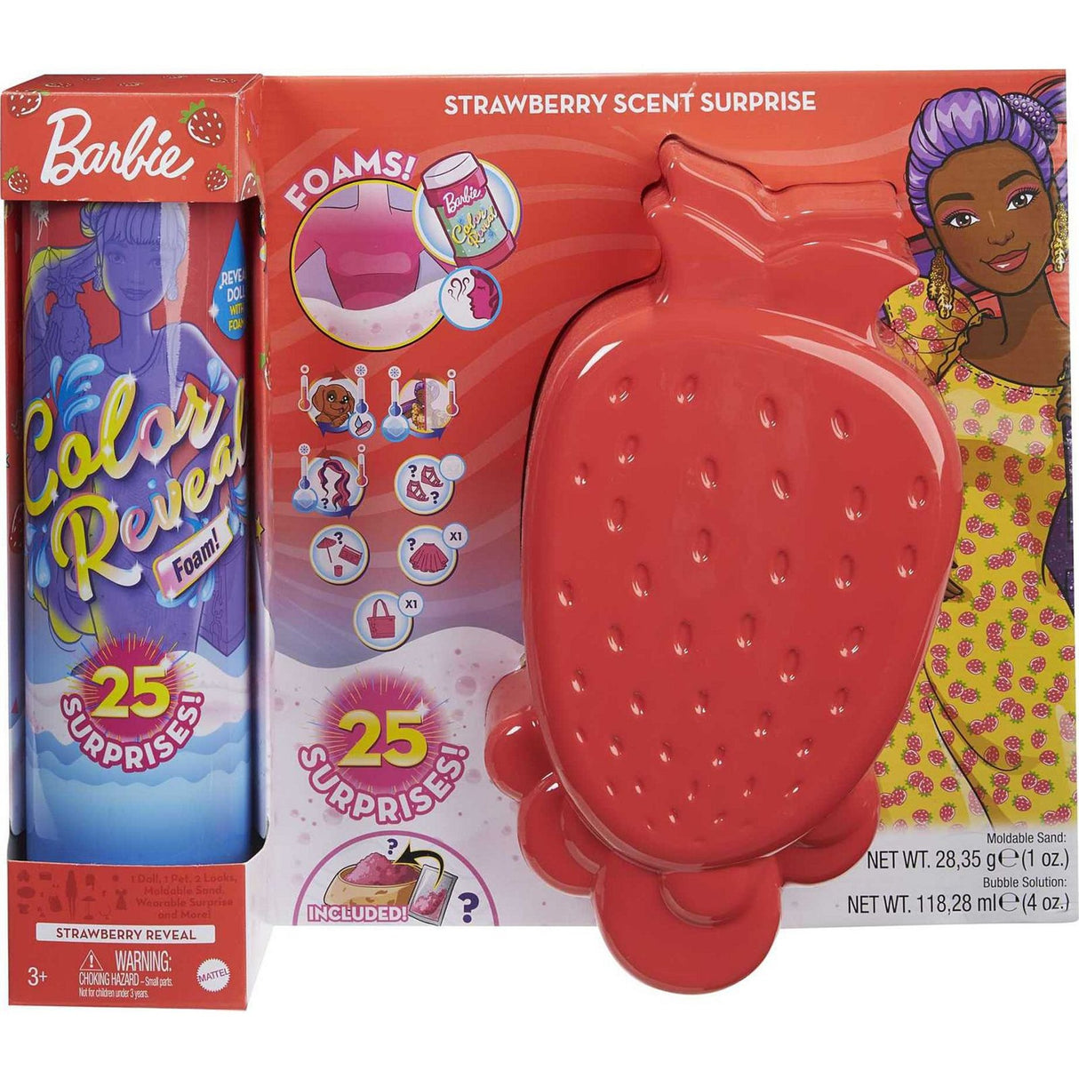 Mattel Color Reveal Schuim Aardbei