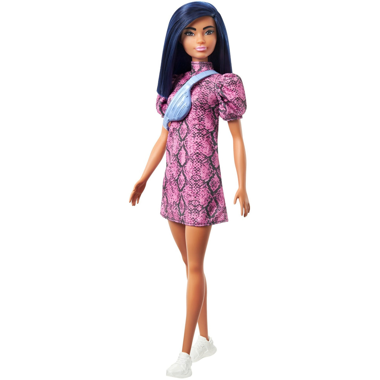 Mattel Fashionistas Doll 143 Pink Black Dress