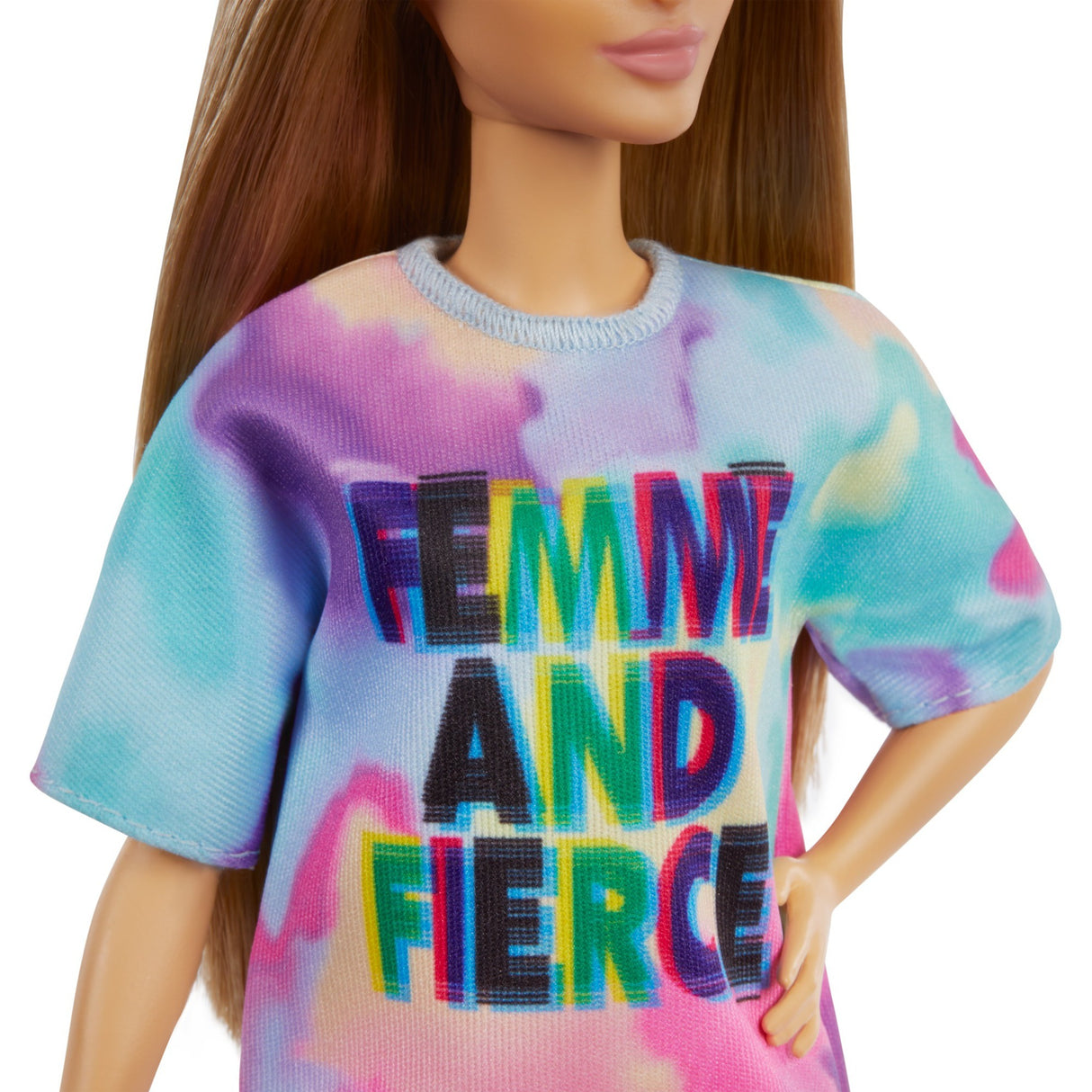 Mattel Fashionistas Doll 159 Tie-Dye T-Shirt Dress