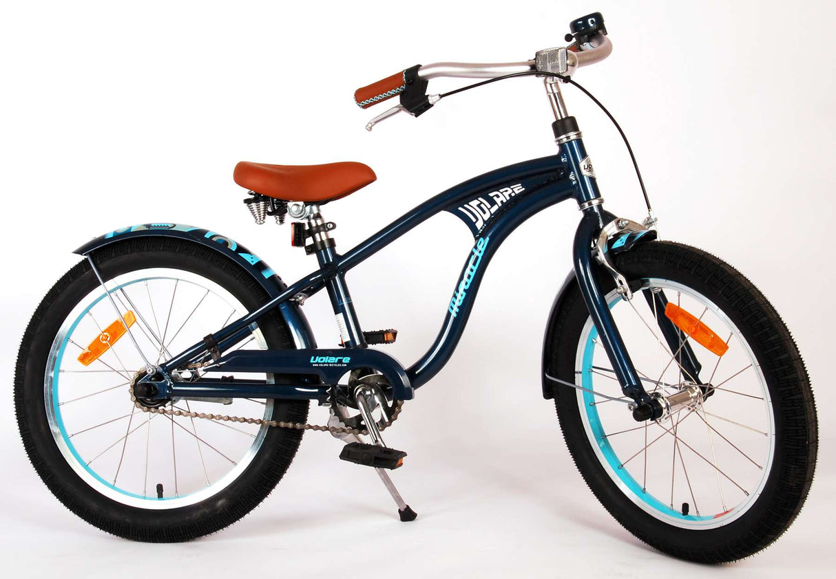 Volare Miracle Cruiser Kinderfiets Jongens 18 inch Mat Blauw Prime Collection