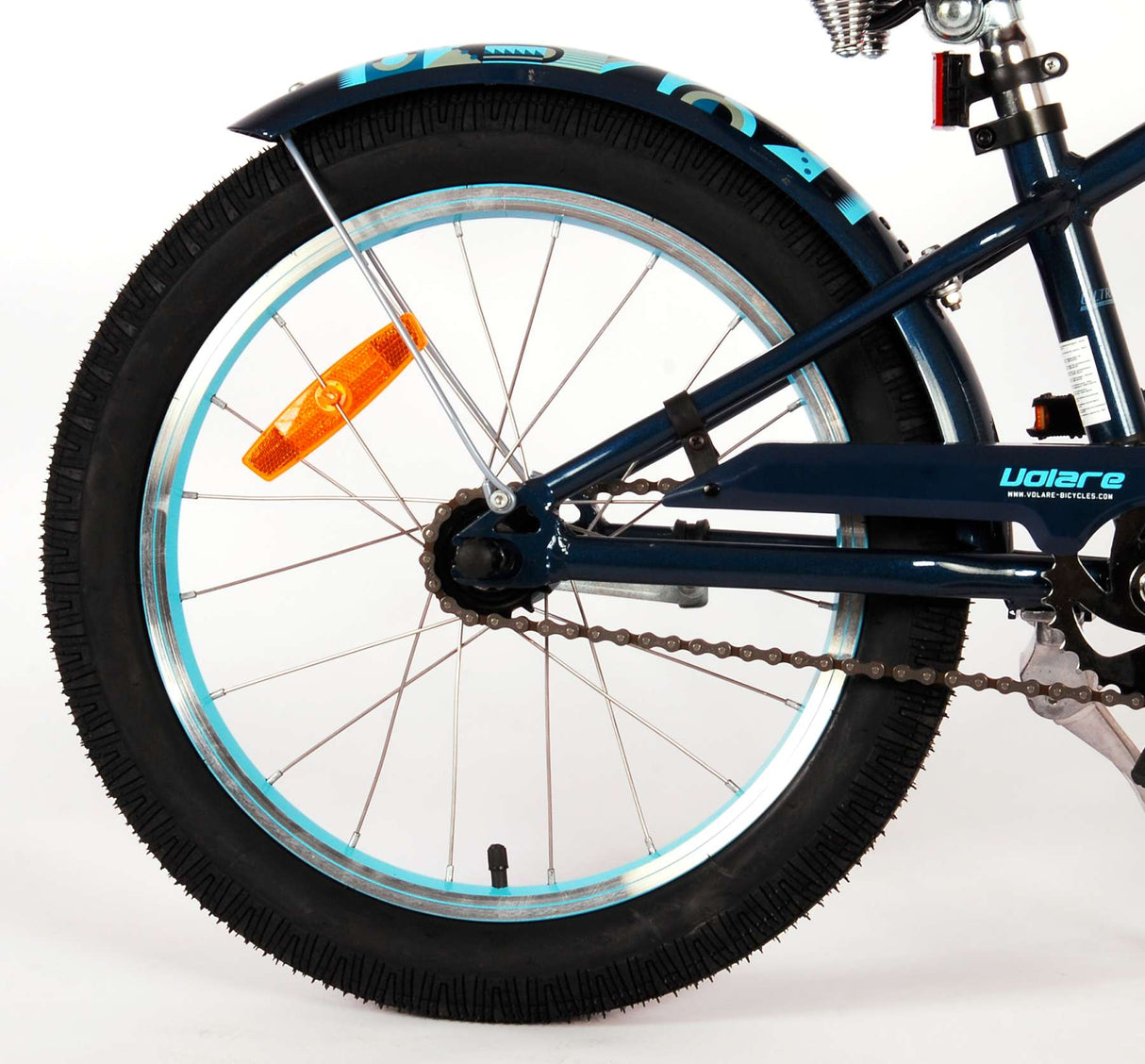 Volare Miracle Cruiser Kinderfiets Jongens 18 inch Mat Blauw Prime Collection