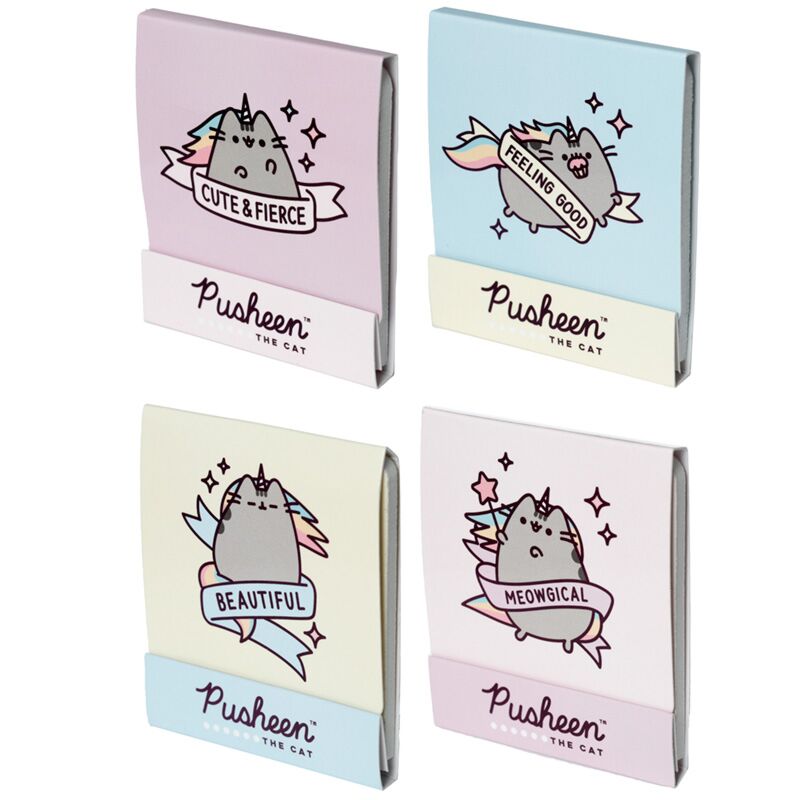 Pusheen de kat pusheenicorn luciferboekje nagelvijlen