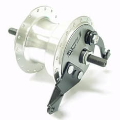Versnellingsnaaf 3 speed Sturmey Archer Summit X-RD3 trommelrem - high polish aluminium