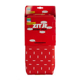 Newlooxs nietverkeerd bagagedrager zitje 32x15x5cm mystery stripes rood