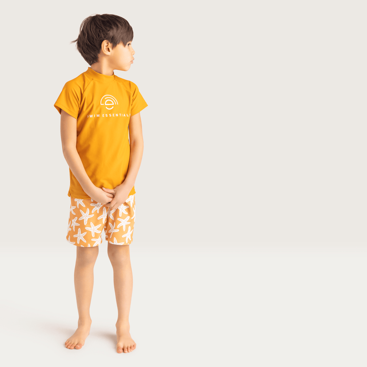 Seastar | oranje uv zwembroek jongens