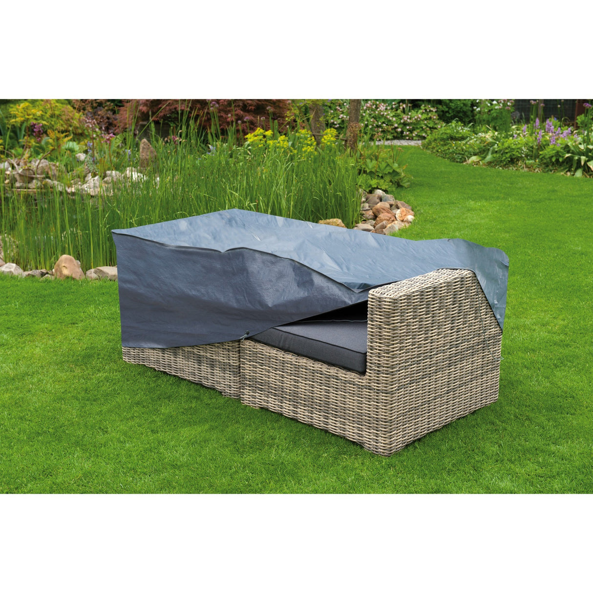 Nature Tuinmeubelafdekhoes voor 2-zits loungebank