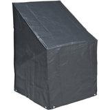 Nature Tuinmeubelafdekhoes voor gestapelde stoelen