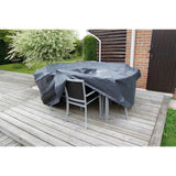 Nature Tuinmeubelafdekhoes voor ronde tafel en stoelen