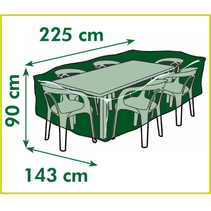 Nature Tuinmeubelafdekhoes voor stoelen en tafels