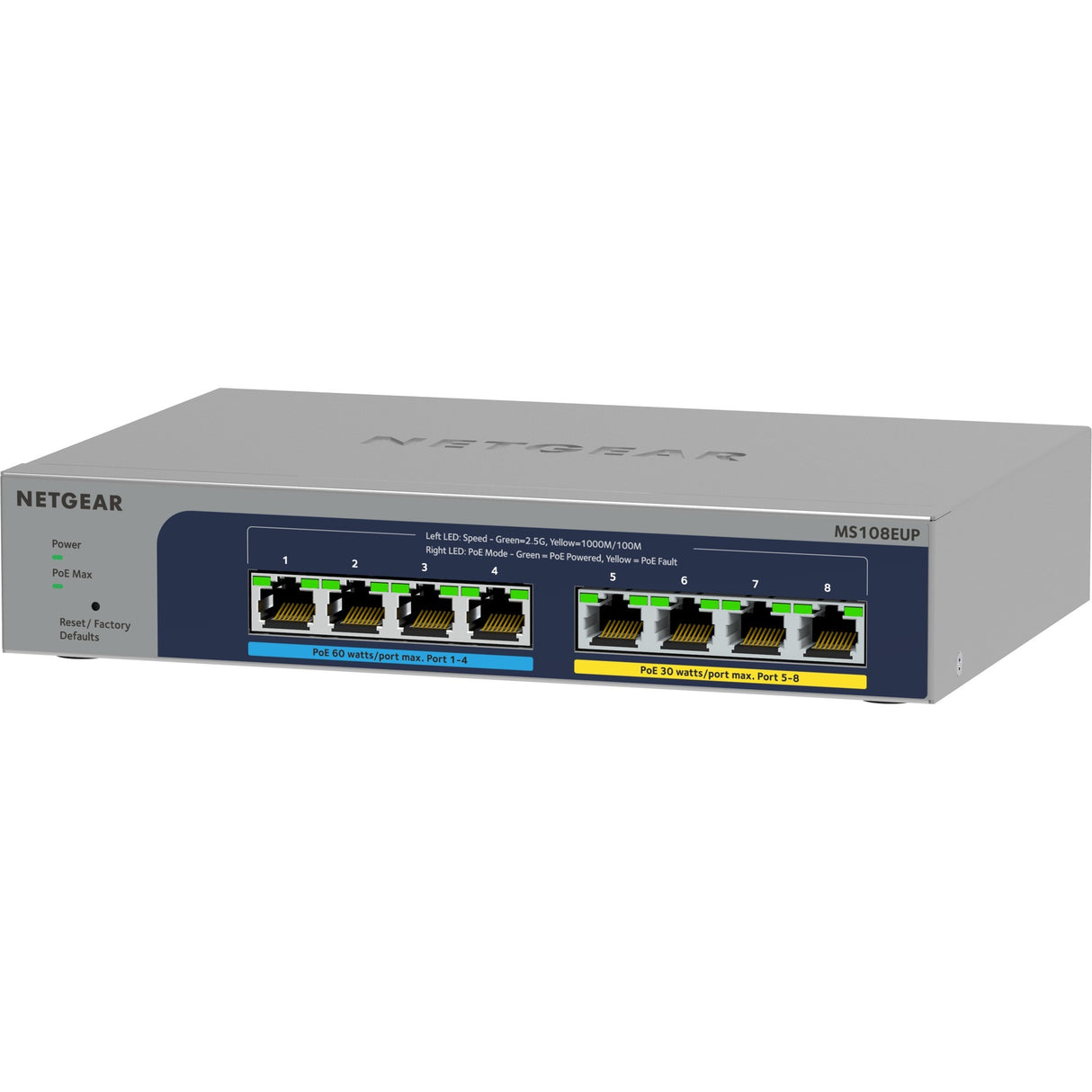 Netgear 8-port Multi-Gigabit (2.5G) Ultra60 PoE++ Ethernet