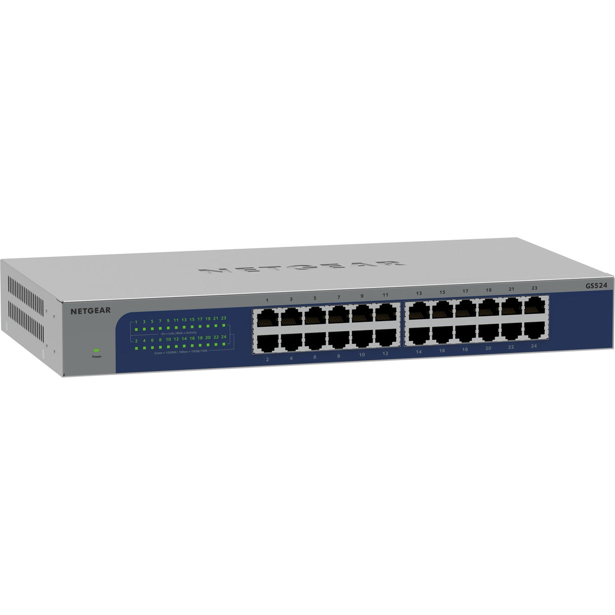 Netgear gs524 24-poorts gigabit ethernet unmanaged switch