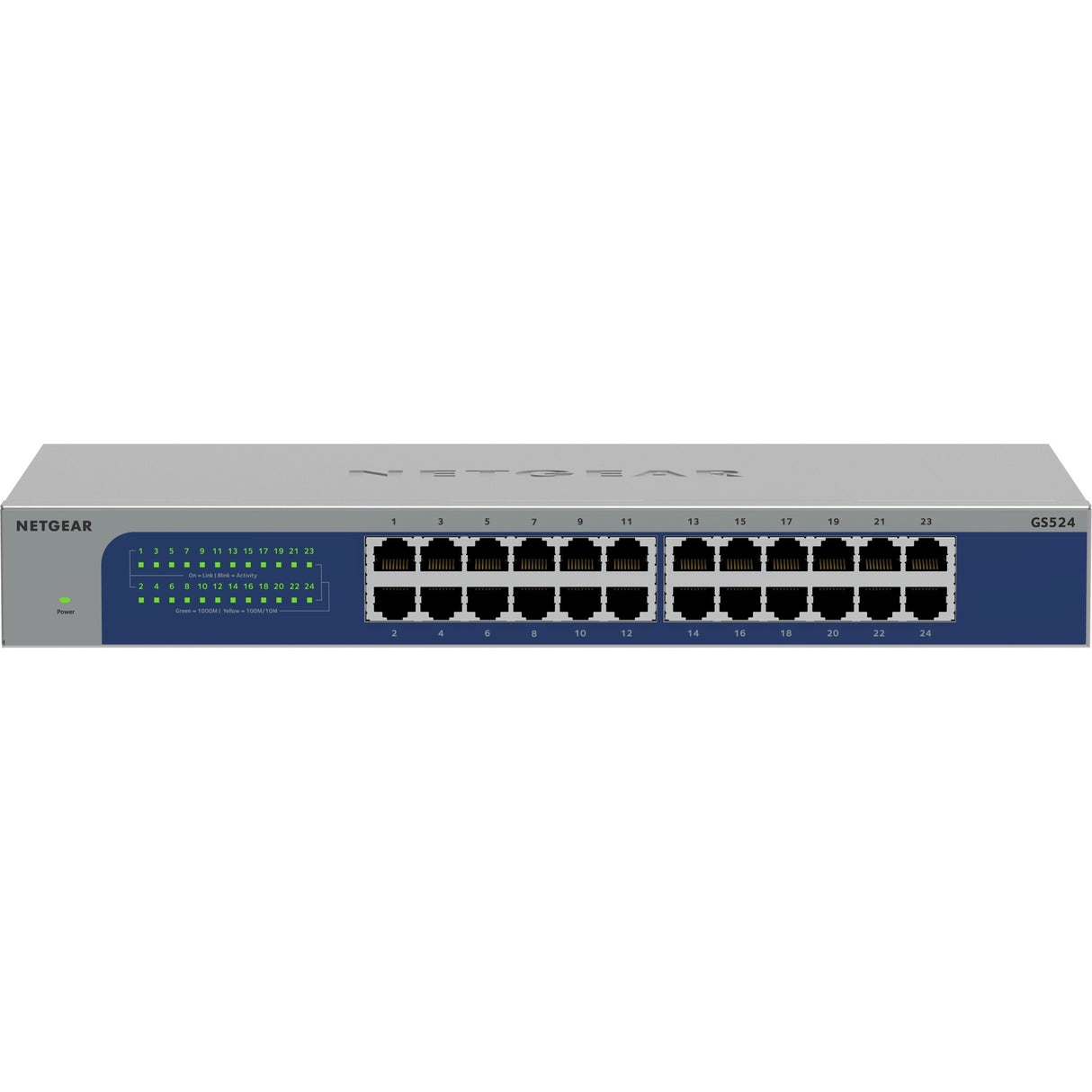Netgear gs524 24-poorts gigabit ethernet unmanaged switch