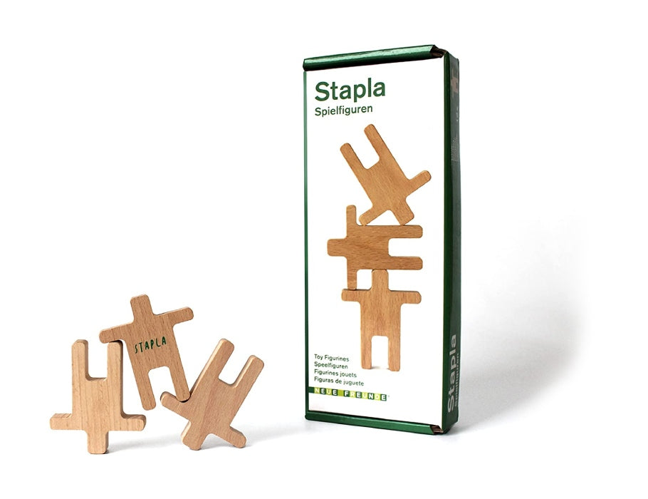 Neue freunde stapla - speelfiguren naturel