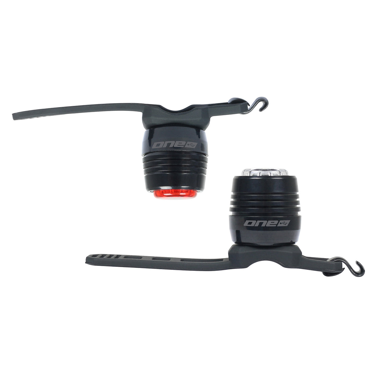 One verlichtingsset 20 usb oplaadbaar zwart
