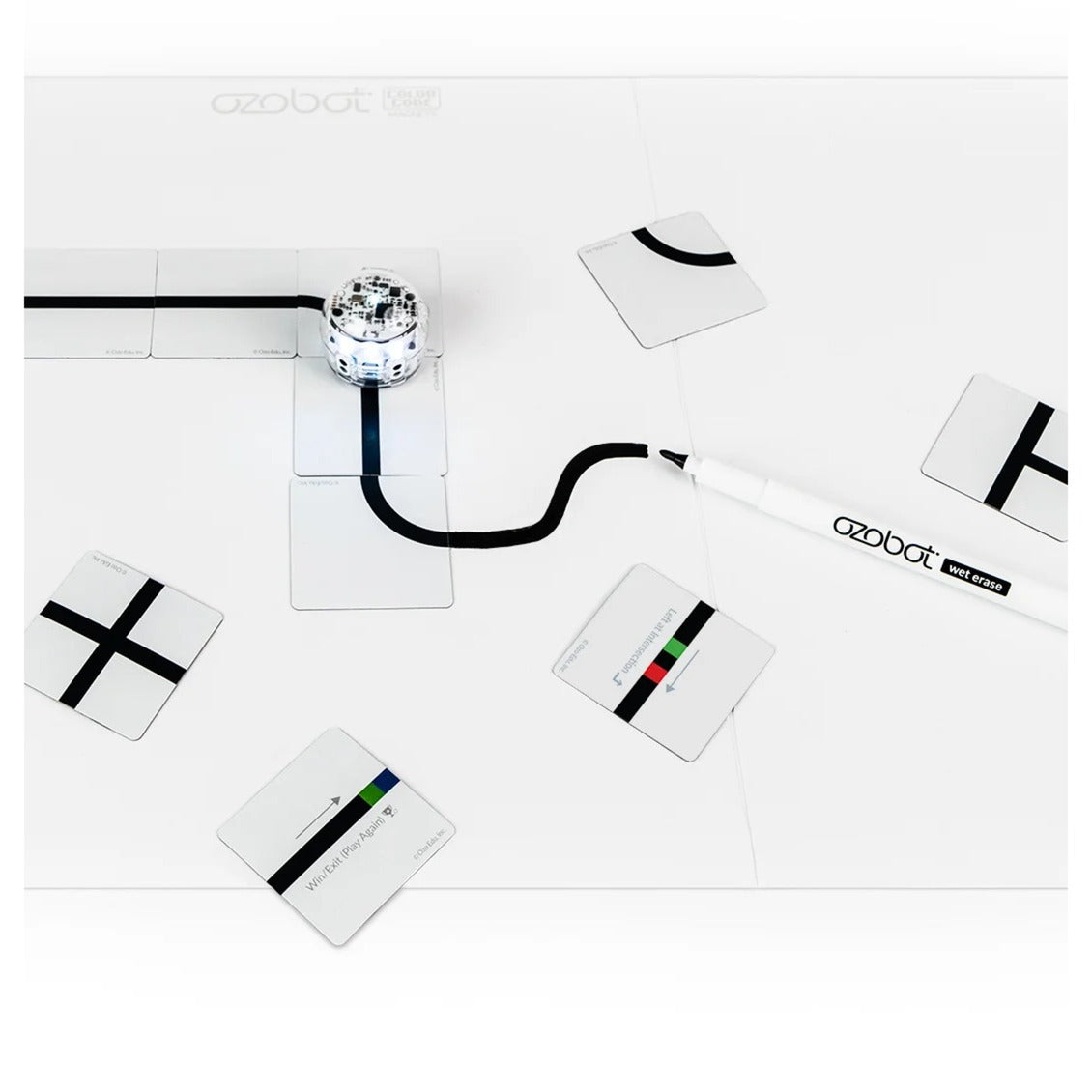 Ozobot Kleurcode Magneten: Basisset