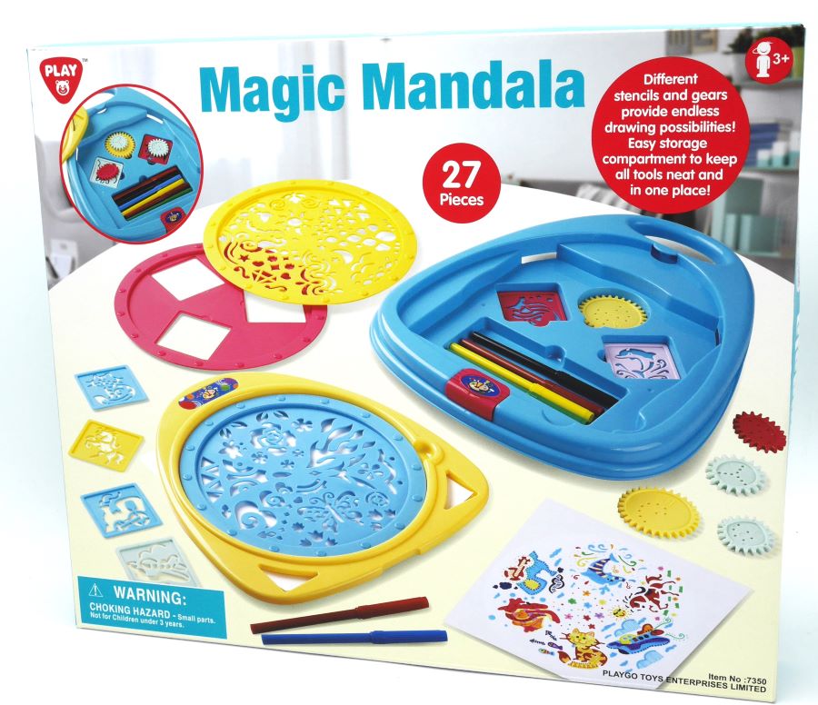 Playgo magic mandala tekenset 27 delig.