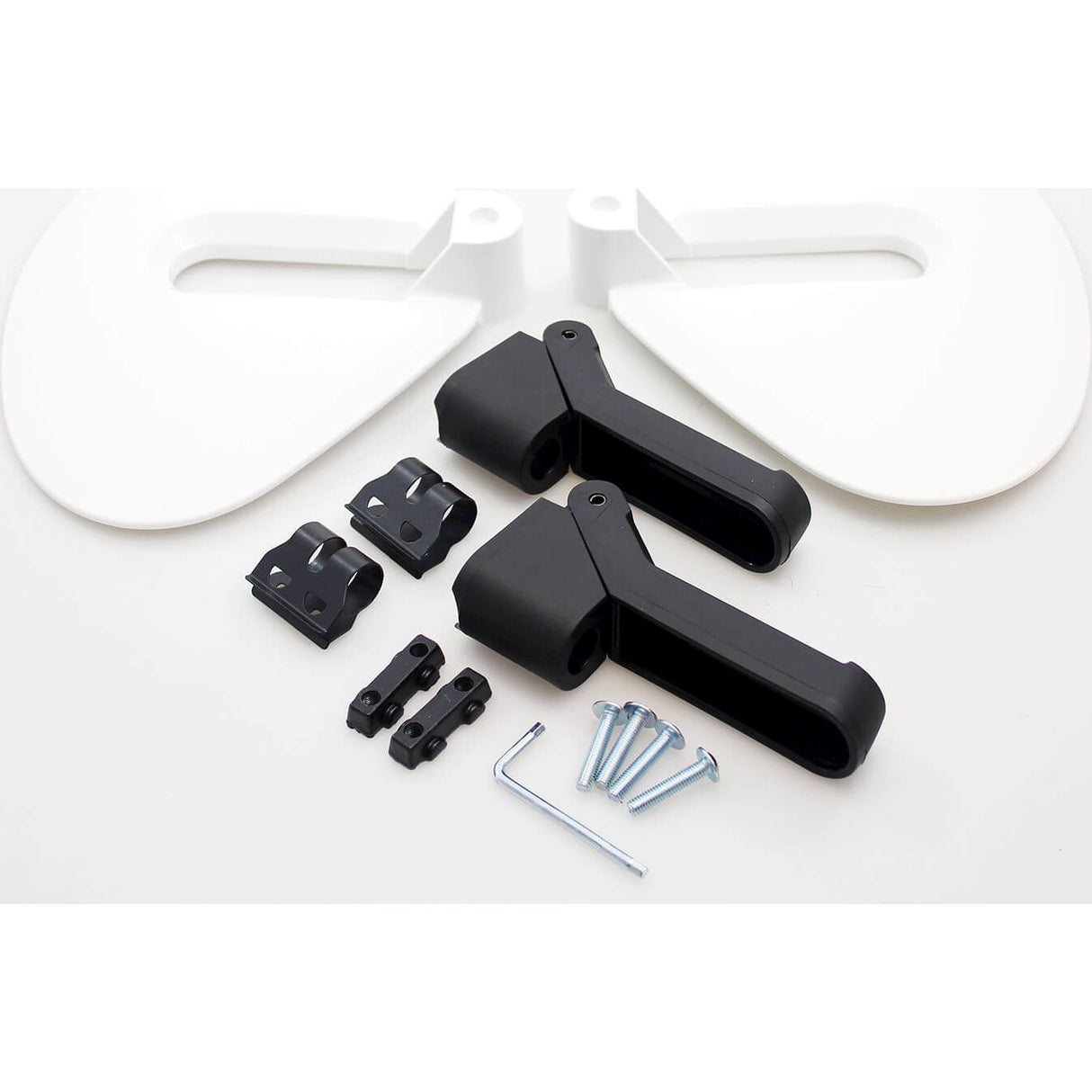 Protectiekit en voetrusten Guppy Junior - wit