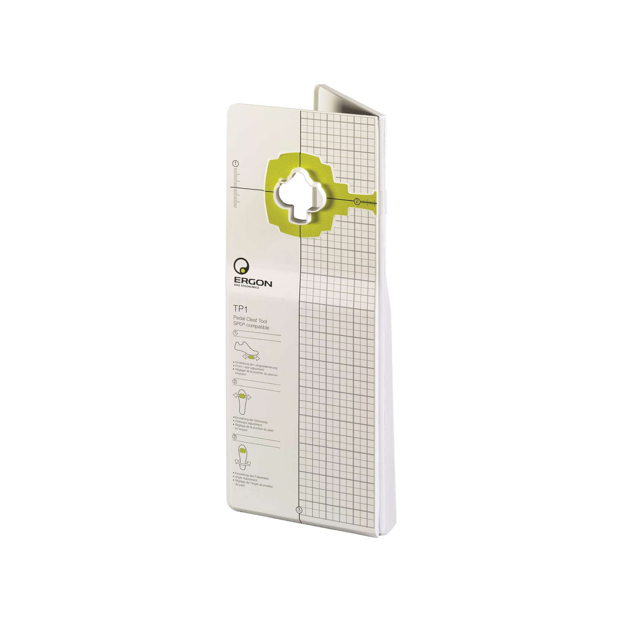 Ergon Afstelmal TP1 SPD plaat
