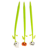 Spook pompoen fijnschrijver pen - zwart