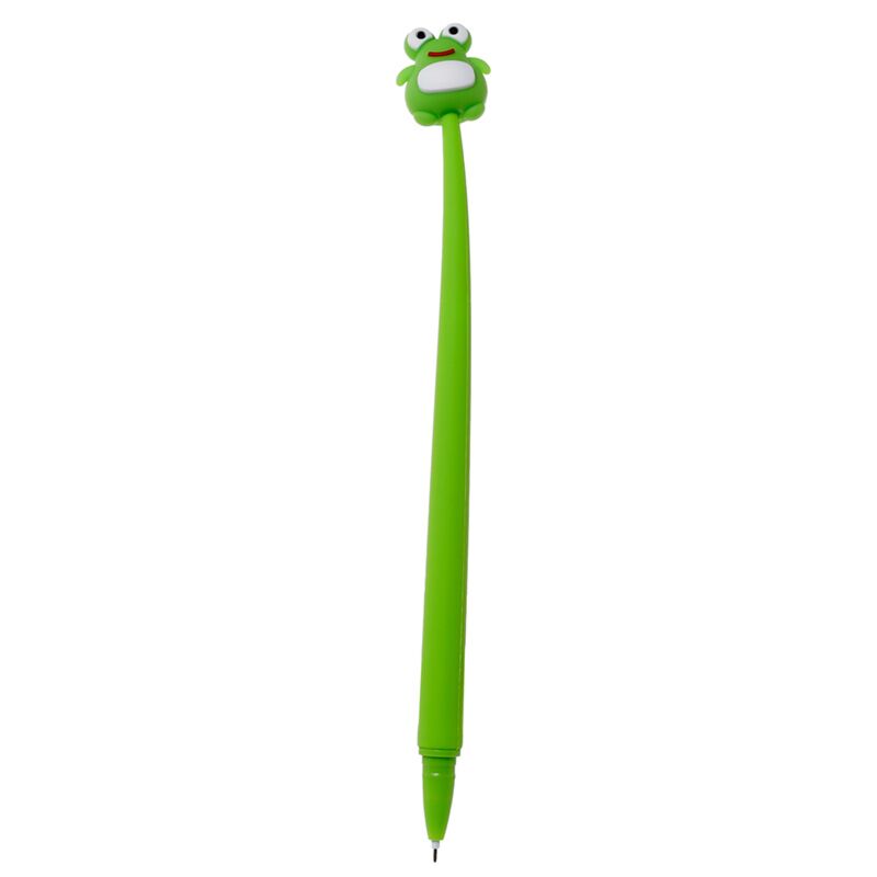 Cutiemals kikker fijnschrijver pen - zwart